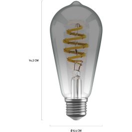 Hombli Bombilla Inteligente Filamento ST64 E27 CCT Smokey