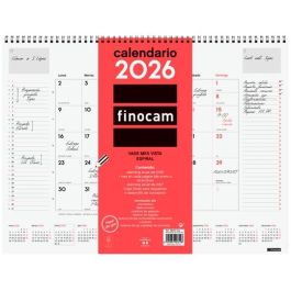 Finocam Vade Calendario Espiral de Sobremesa 420x310 mm, MV Neutro, con Planificador Mensual y Anual para 2026 Precio: 12.50000059. SKU: B193ERDXB3