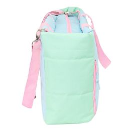 SAFTA Bolso Portátil Pembe The Pink Cat 40x17x31cm Alojamiento para Portátil hasta 14.1'' con Múltiples Bolsillos y Hombrera Ajustable