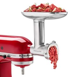 Kitchenaid 5KSMMGA Picadora Metálica de Carne para Alimentos con Discos de Picado Grueso, Mediano y Fino, y Accesorios para Embutir Salchichas Precio: 133.59000039. SKU: B1D27YQ8RS