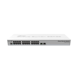 Mikrotik CRS326-24G-2S+RM Switch Gestionado L2, 24 Puertos RJ45 Gigabit Ethernet, 2 Puertos SFP+, Rack Mount Precio: 190.98999975. SKU: B1FRFC5AHD