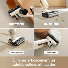 Mova Aspiradora en Seco y Húmedo K30, MOV1735114011141 - Alcance Plano 180°, Succión 18 kPa, Limpieza de Bordes, Secado con Aire Caliente