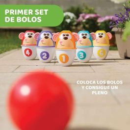 Juego de bolos animales con pelota 11x15x9 cm
