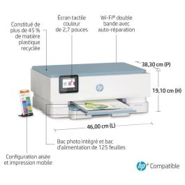 Impresora de inyección de tinta a color HP Envy Inspire 7221e All-in-One Color Copy Scan - 6 meses Tinta instantánea incluida con HP+