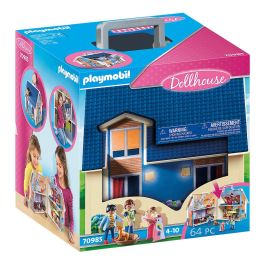 Playmobil Casa de Muñecas Maletín 70985 Plegable con Figuras y Accesorios para +4 Años
