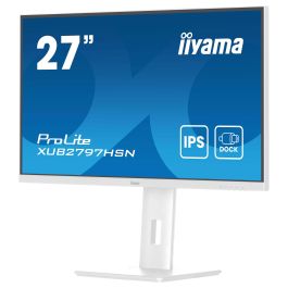 iiyama Monitor XUB2797HSN-W2 27" Full HD USB-C, LAN, DP-OUT (Dock) Blanco