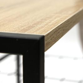 Home Deco Factory Banco Zapatero Negro 62x30x43 cm