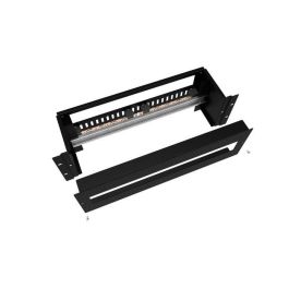 Lanview Módulo Distribución Eléctrica 3U 19" para Armarios Rack con Carril DIN, Busbar y Pieza Ciega - Negro
