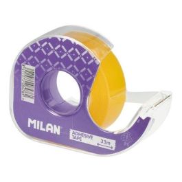 Milán Dispensador de cinta adhesiva transparente 19 mm x 33 m, colores surtidos: amarillo, azul, rojo y verde Precio: 1.5900005. SKU: S7906403