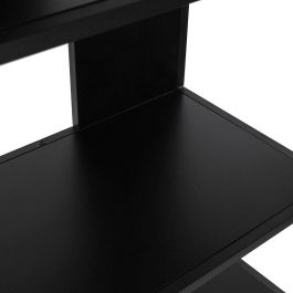 Estantería Versa Negro Metal 36 x 160 x 80 cm