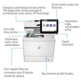HP Color LaserJet Enterprise Flow MFP M578c, Laser, 1200 x 1200dpi, 38ppm, A4, 1250MB, CGD, 8" HP Color LaserJet Enterprise Flow MFP M578c, Laser, 1200 x 1200dpi, 38ppm, A4, 1250MB, CGD, 8"