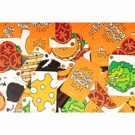 HELLOFUN! Juego Smash Burger Español para 2-6 Jugadores