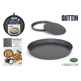 Quttin Molde para Tarta Desmontable Perforado de 28 cm de Diámetro y 3 cm de Alto, Base de 0.7 mm (12 Unidades) Precio: 63.89000013. SKU: B1637GFSX9