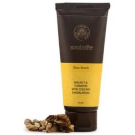 SOULTREE Exfoliante Facial con Nuez, Cúrcuma y Sándalo, Bio, para Piel Elástica y Firme - 100g Precio: 12.94999959. SKU: B12N4YEJRG