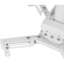 Vivolink Soporte Techo Proyector Profesional hasta 35 kg, 255 mm, Rotación 360°, Blanco