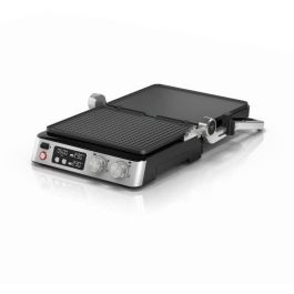 Braun BRA1697703395607 Parrilla multifunción Multi Grill 7, 2000 W, 3 posiciones de calentamiento, Negro/Acero