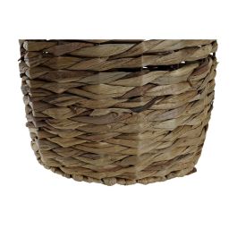 Cesta Balines DKD Home Decor Natural Verde 33 x 40 x 33 cm Set de 2