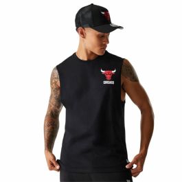 Camiseta de Tirantes Hombre New Era Chicago Bulls Negro