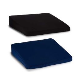 Arte Regal Cojin Espuma Con Memoria Asiento Ergonomico Azul/Negro 41.5x9x43 cm (Set de 6)