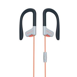 Energy Sistem 429349 Auriculares Sport 1 Deportivos con Micrófono y Gancho de Oreja Alámbricos 3.5mm Jack Rojo