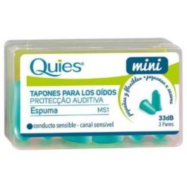 Quies Tapones de Espuma Mini 6 unidades Quies Tapones de Espuma Mini 6 unidades Precio: 5.50000055. SKU: B14ZG75RPV