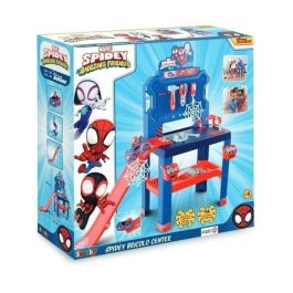 Smoby SMO3032163607427 - Banco de trabajo Spidey para niños, a partir de 3 años