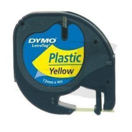 Dymo Cinta 91202, Negro Sobre Amarillo De 12 mmx4M. De Plástico, Rotuladora Letratag Precio: 7.49999987. SKU: BIXS0721620