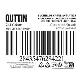 Set de 2 cuchillos para carne Antarti 21.5 cm - Inde (12 Cajas) Set de 2 cuchillos para carne Antarti 21.5 cm - Inde (12 Cajas)