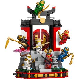LEGO 71866 Exposición de Personajes Ninja 15 Aniversario Set de Construcción con 8 Minifiguras para Niños y Fans de +14 Años