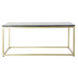 Mesa de Centro DKD Home Decor Negro Dorado Mármol Hierro 100 x 61 x 43 cm Mesa de Centro DKD Home Decor Negro Dorado Mármol Hierro 100 x 61 x 43 cm