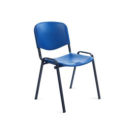 Silla Rocada De Oficina Con Brazos Tapizada En Tela Ingnifuga Y Respaldo En Polimero Color Azul Precio: 424.8899996. SKU: B1BT9PP4WC