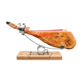 3 Claveles Jamonero basculante con base giratoria 360°, bloqueo automático y cabezal giratorio