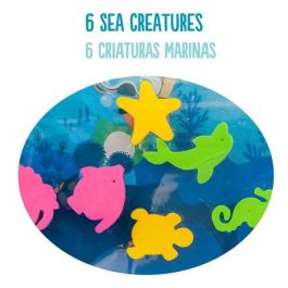 Tapiz actividades agua. incluye 6 figuras marinas. 80x28x82 cm Tapiz actividades agua. incluye 6 figuras marinas. 80x28x82 cm