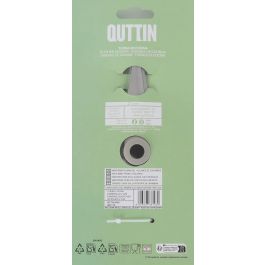 Quttin Tijera Bimaterial Descaps Esmerald 21x9.5 cm (12 Unidades)