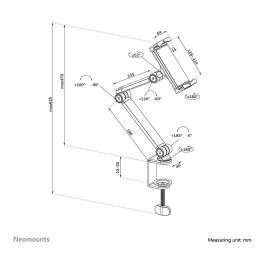 Soporte para Tablet Neomounts DS15-545BL1 Negro