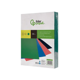 Liderpapel Tapa Encuadernación Cartón A4 1mm Verde Paquete 50 Unidades