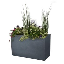 EDA Muret Graphit 99,5x39,5x60cm - Capacidad 116L - Gris antracita EDA Muret Graphit 99,5x39,5x60cm - Capacidad 116L - Gris antracita