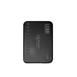 Leba NoteCharge 10 Ports, USB-C 12 Watt, Cargador Múltiple 10 Puertos