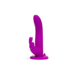 Vibrador conejito Happy Rabbit Strap-On Harness Set Purple 12,7 cm