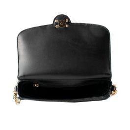 Bolso Bandolera Michael Kors Leida Negro 23 x 16 x 7 cm