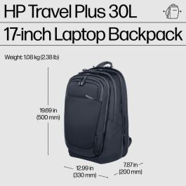 HP Mochila para Portátil Travel Plus 30L 17-inch