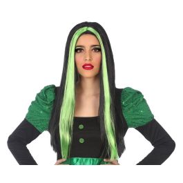 Peluca Vampiresa Verde Larga Lisa para Adulto - Halloween Precio: 3.50000002. SKU: B18TTXM257