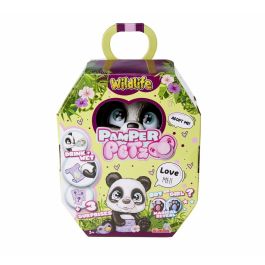 Smoby SIM4006592091316 Pamper Petz - Panda en Adopción Articulado, con Pipí y 4 Accesorios - Incluye Certificado de Adopción, 3+ Años