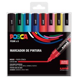Marcador T.Opaca No Perm. Uni Posca 1,8 (Pc-5M) Bolsa De 8 Precio: 23.50000048. SKU: B1EE5MPN8S