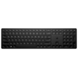 HP 455 Teclado Inalámbrico Programable con 20+ Teclas Personalizables, Diseño Multipaís EU, Materiales Sostenibles, Fácil Limpieza