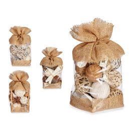 Bolsa Saco Bolas Mimbre Surtidos Giftdecor 13x29x13 cm - Marrón/Blanco (12 Unidades) Precio: 107.49999975. SKU: S3607514