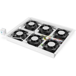 Digitus Unidad de Ventilación de Techo con 6 Ventiladores, Interruptor y Termostato