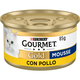 Purina Gourmet Gold Single Mousse Pollo Comida Húmeda para Gato Lata 85 gr Pack 24 Unidades Precio: 20.8899999. SKU: B1CA44DC7Q