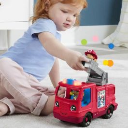 Fisher-Price HYR88 Little People Camión de bomberos versión multilingüe
