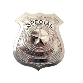 Placa de policía metal 7 x 6 cm Precio: 2.78999985. SKU: S2418434